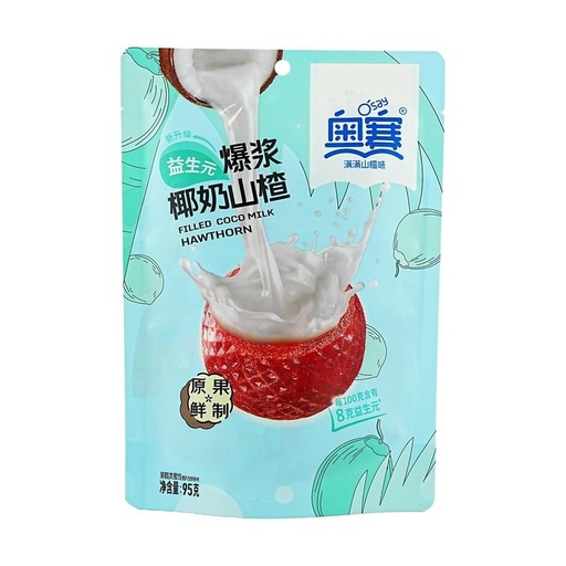 [10918] Hawthorn fruit skewer with coconut flavor 95g
