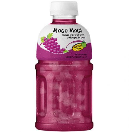 [10947] Mogu Mogu grape drink with Nata de Coco 320ml