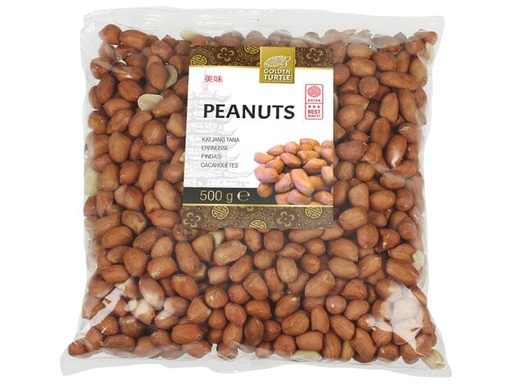 [10948] Golden Turtle Peanuts with Skin 500g